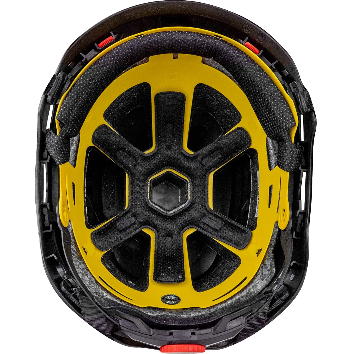 PIP PIP 280-HP1491RM-11 Indust Climbing Helmet W Mips TECH Polycarbonate/ABS Shell EPS Foam Impact Liner HDPE Suspension Wheel Ratchet Adjustment and 4-Point Chin Strap
