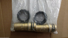 Climatemaster AFC6I Double O-Ring Adaptor Fittings 1-1/4 Inch Brass Barb Insert Set of Two