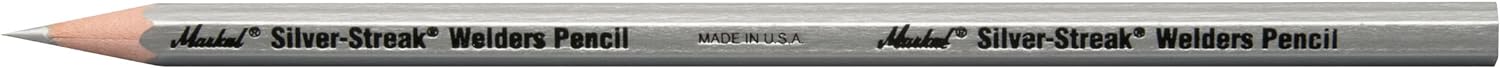MARKAL Markal 96101 Silver Streak Welders Pencil Silver Pack of 12