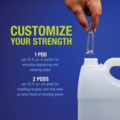 WD-40 Specialist 300882 Degreaser and Cleaner EZ-PODS, Customizable Industrial-Strength Concentrate, Multi-Surface Cleaning Solution, 6-Pack of 5-Count, 30 PODS Total