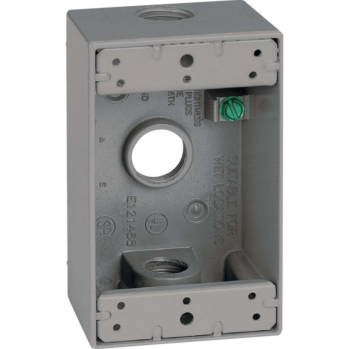 SOUTHWIRE Southwire WB1350-UPC Weatherproof Junction Box 2.81 in W x 2 in D x 4.56 in H
