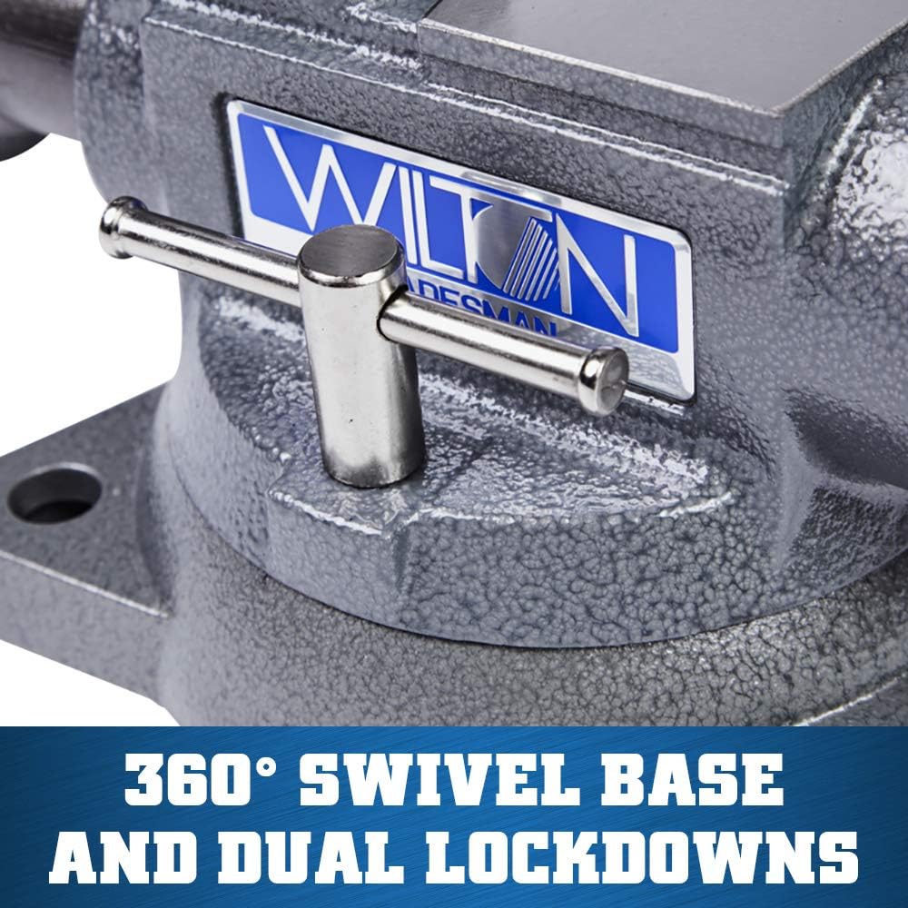 WILTON Wilton 28806 Tradesman Vise 5-1/2 Jaw Width 5 Jaw Opening 3-3/4 Throat