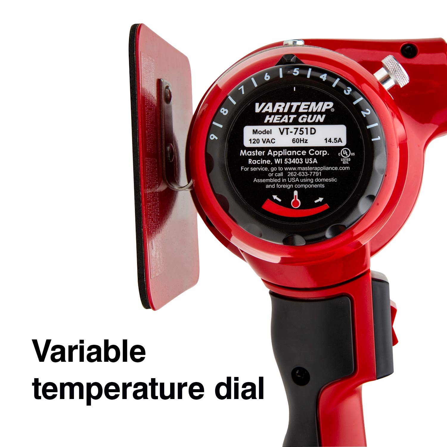 MASTER APPLIANCE Master Appliance VT-751D Industrial Heat Gun 120V 130F to 1200F