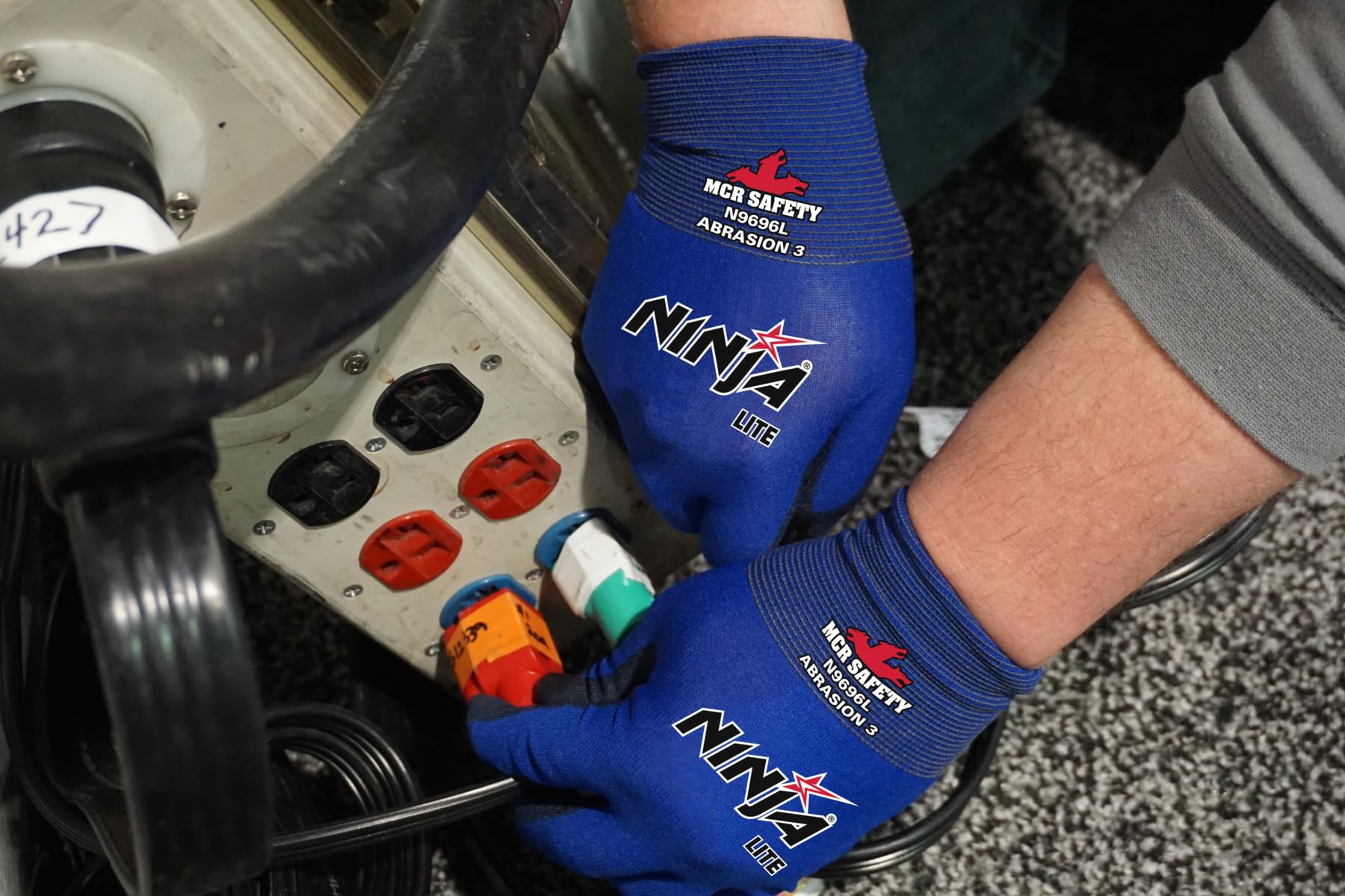 MCR SAFETY MCR Safety N9696-L Ninja Lite Gloves Large 12 Pack