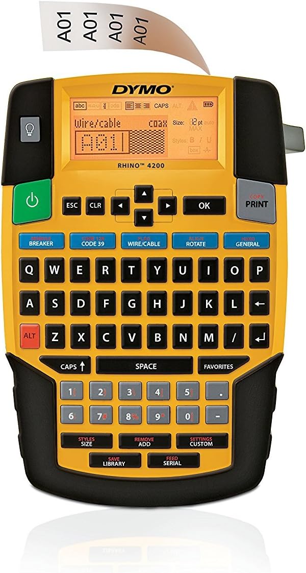 DYMO DYMO 1835374 Rhino 4200 Carry Case Kit Black