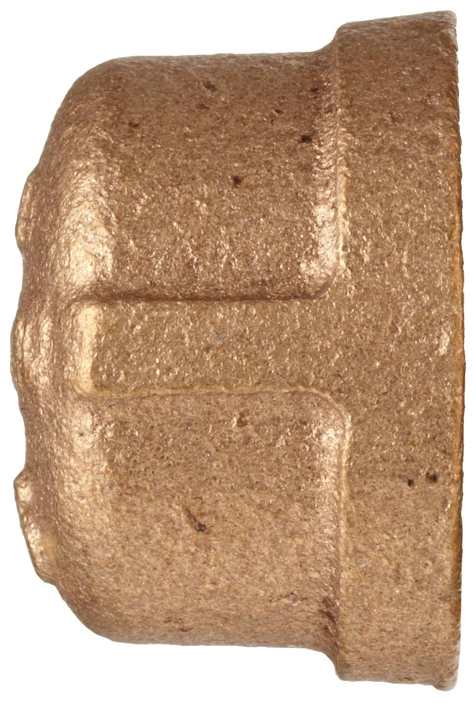 MERIT BRASS Merit Brass X116-24 Brass Pipe Cap 1.5 Inch Brass