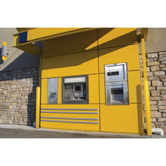 Eagle 1735 HDPE 4 Smooth/Bollard Post Sleeve Yellow - 5.25 OD 56 Height