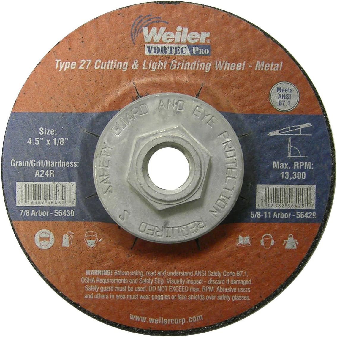 WEILER 56429 ABRASIVE DISCS