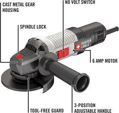 PORTER-CABLE PCEG011 Angle Grinder Tool 4-1/2-Inch 6-Amp