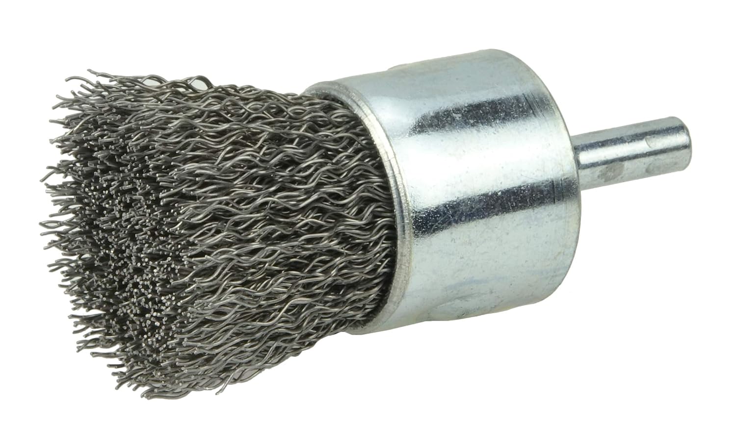 WEILER Weiler 10012 Crimped Wire End Brush Steel Fill 1 inch