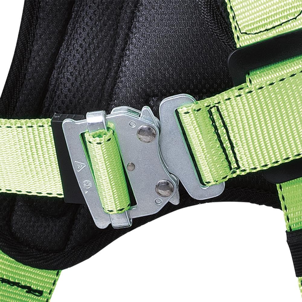 PEAKWORKS Peakworks V8255624 Fall Protection Full Body Padded Safety Harness with Back Support, XL