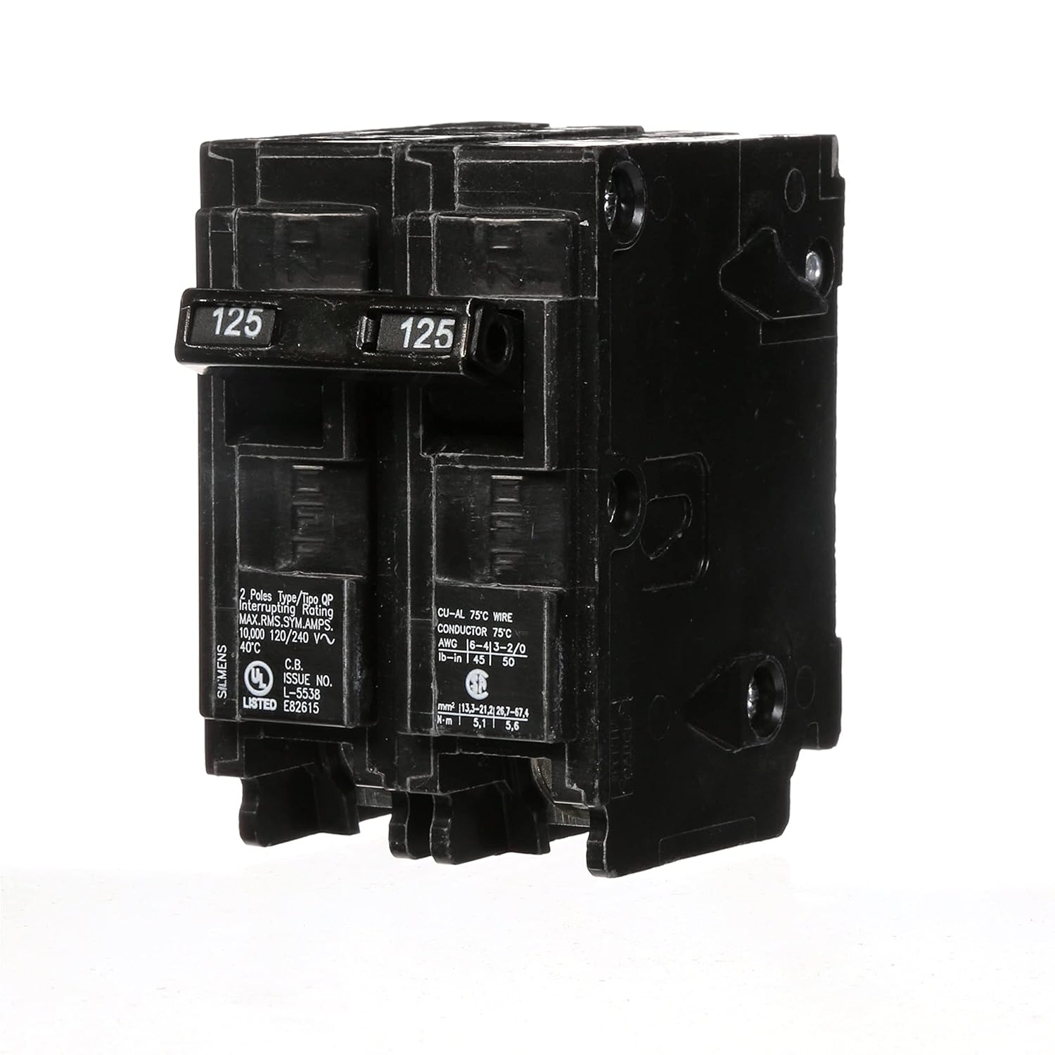 SIEMENS Q2125 CIRCUIT BREAKERS