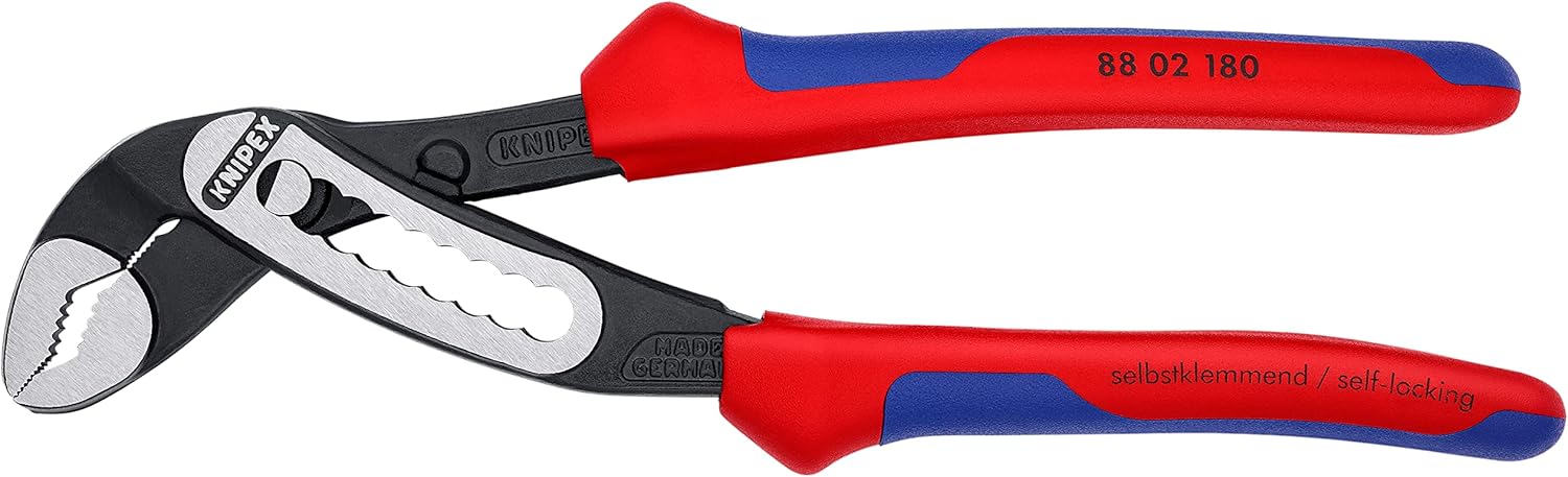 KNIPEX Knipex 8802180 Tools Alligator Water Pump Pliers Multi-Component 7-1/4 inches