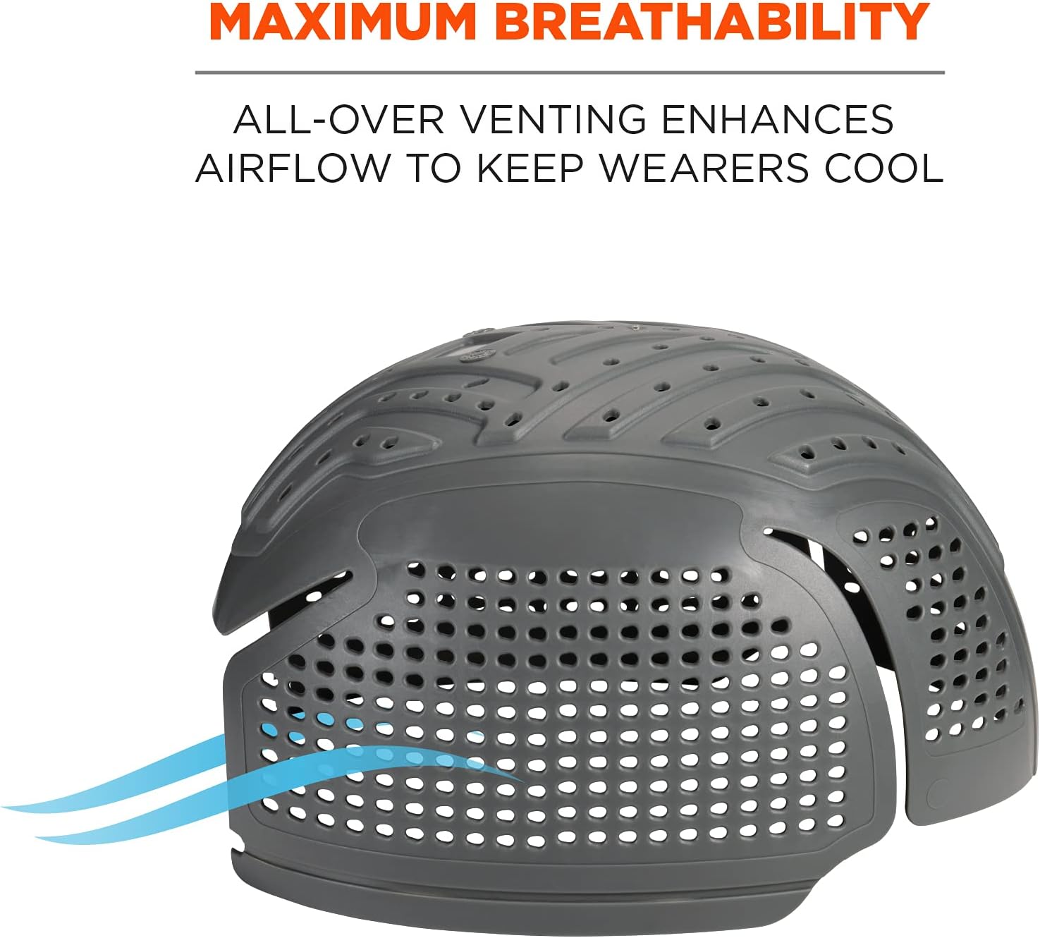 ERGODYNE Ergodyne 23481 Skullerz 8945F(X) Charcoal Universal Bump Cap Insert Extra Venting