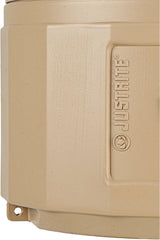 Justrite 26800B Cease-Fire Cigarette Butt Receptacle 4 Gallon Beige