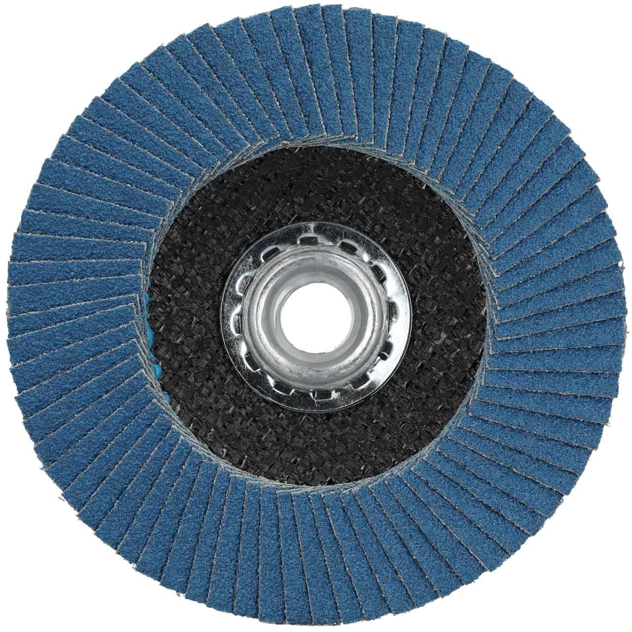 NORTON Norton 63642503512 Charger R822 Arbor Thread Fiberglass Flat Flap Discs Coarse P60 Grit 5 Pack