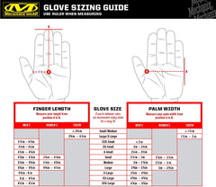 Mechanix Wear MG-05-010 The Original Work Glove Large Black Touchscreen Synthetic Leather