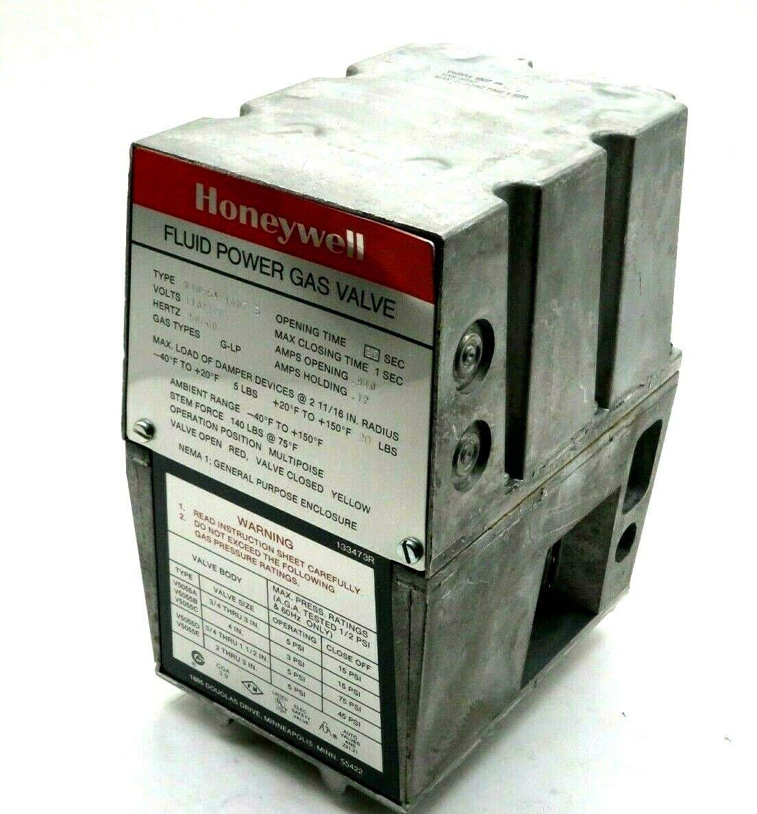 HONEYWELL V4055A1007 ACTUATORS