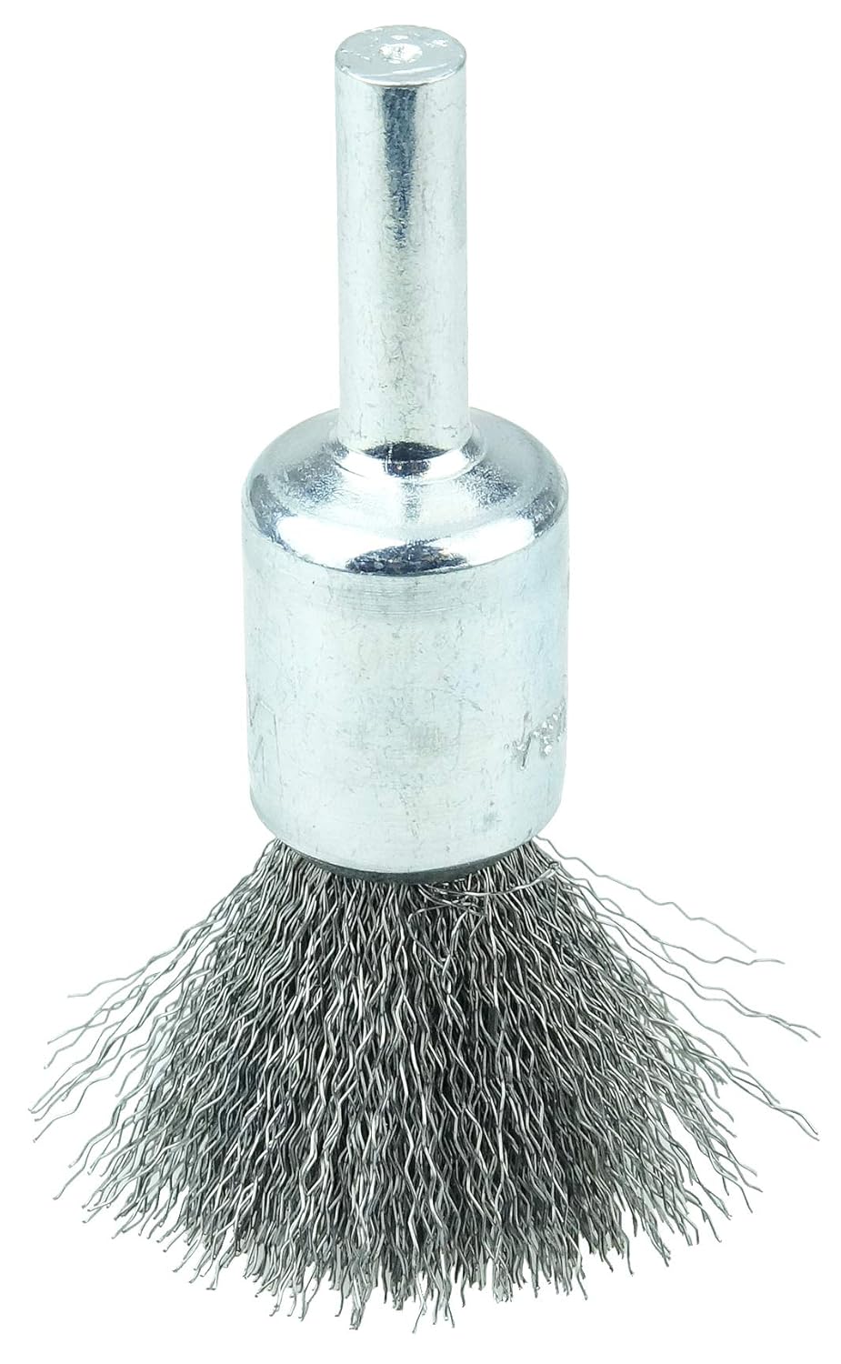 WEILER Weiler 10001 1/2 Inch Crimped Wire End Brush .006 Steel Fill Made in the USA