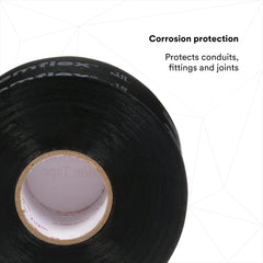 3M 80008007637 Temflex Vinyl Corrosion Protection Tape 1100 Printed 2 in x 100 ft