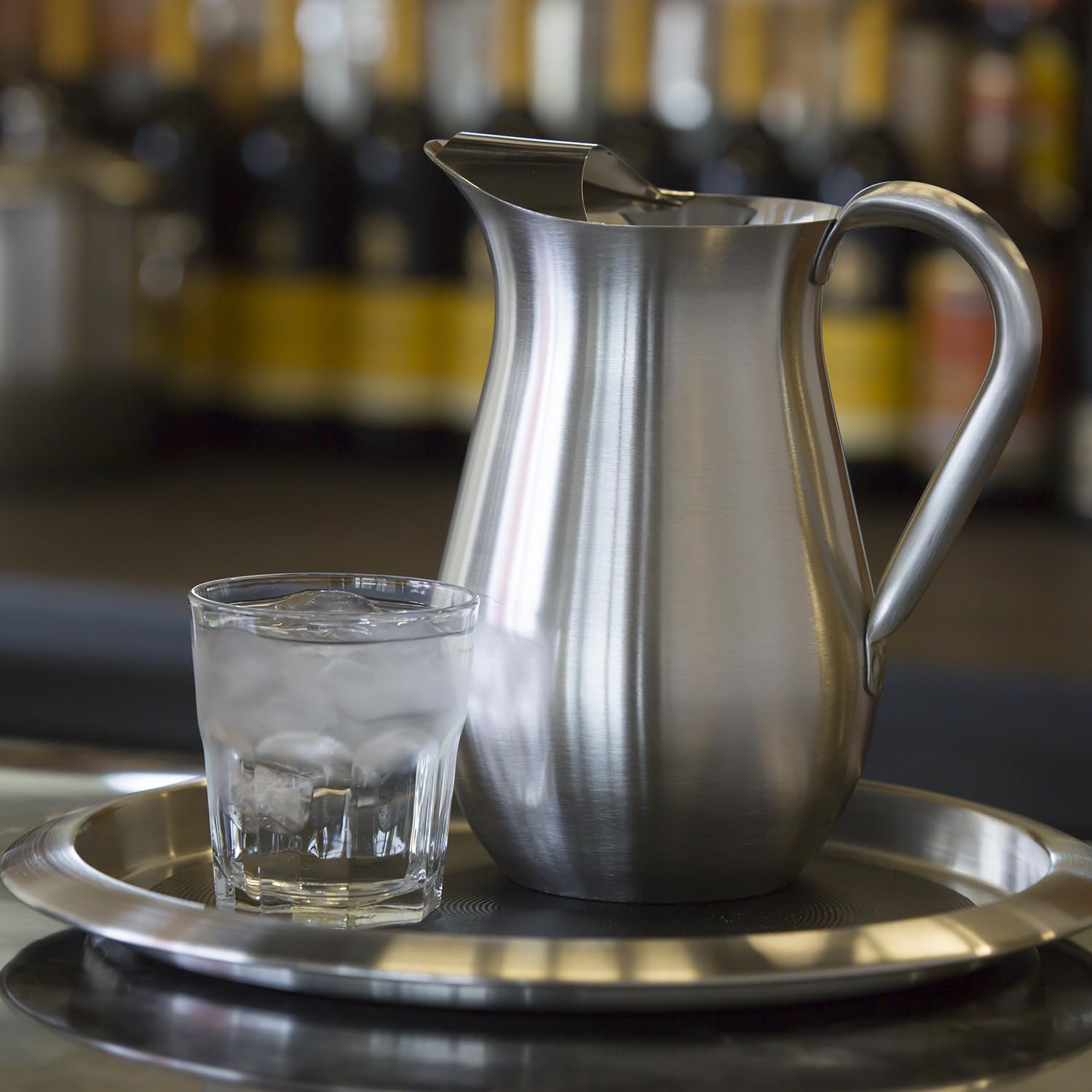 SERVICE IDEAS Service Ideas WPB2BS Pitcher with Ice Guard Bell Shaped 2 Liter