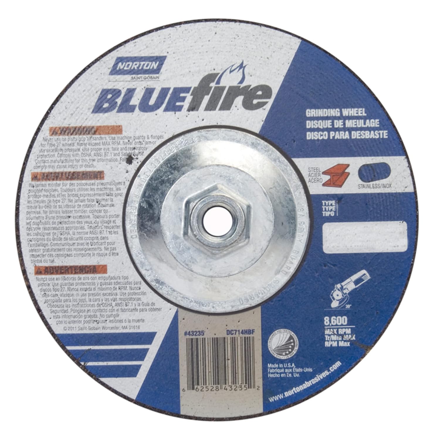 NORTON 66252843235 GRINDING & CUT OFF WHEELS