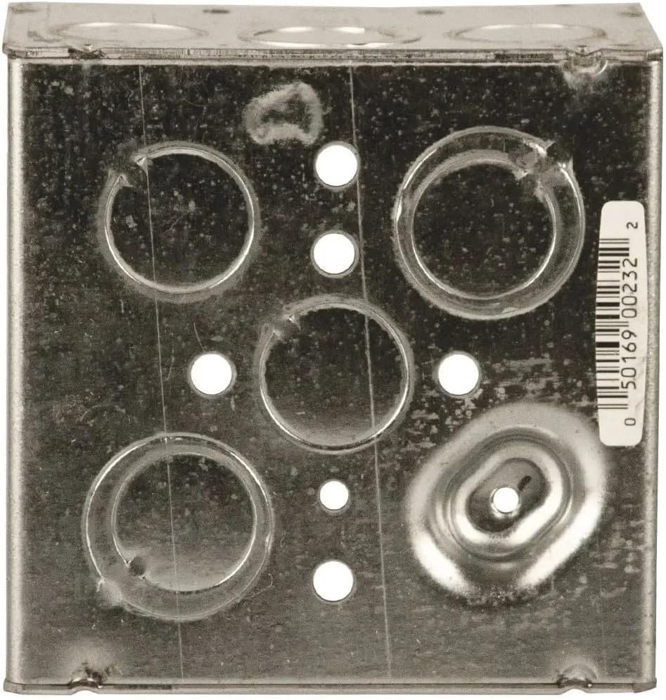 RACO RACO 232 Square Electrical Box 2-1/8 Inch Deep 25-Pack