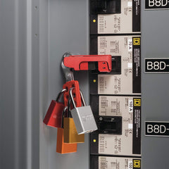 Master Lock 416 Lockout Tagout Safety Hasp Red 1 Inch Jaw Diameter