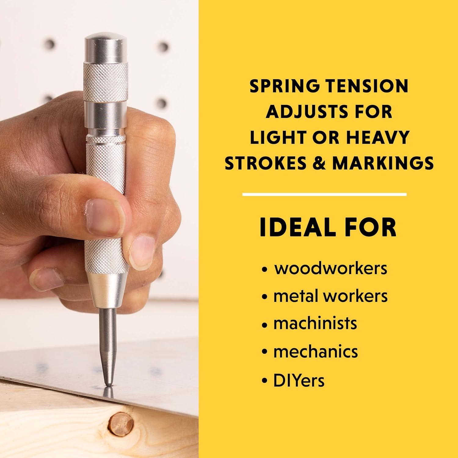 GENERAL TOOLS General Tools 77 Ball Bearing Automatic Center Punch Pack of 1