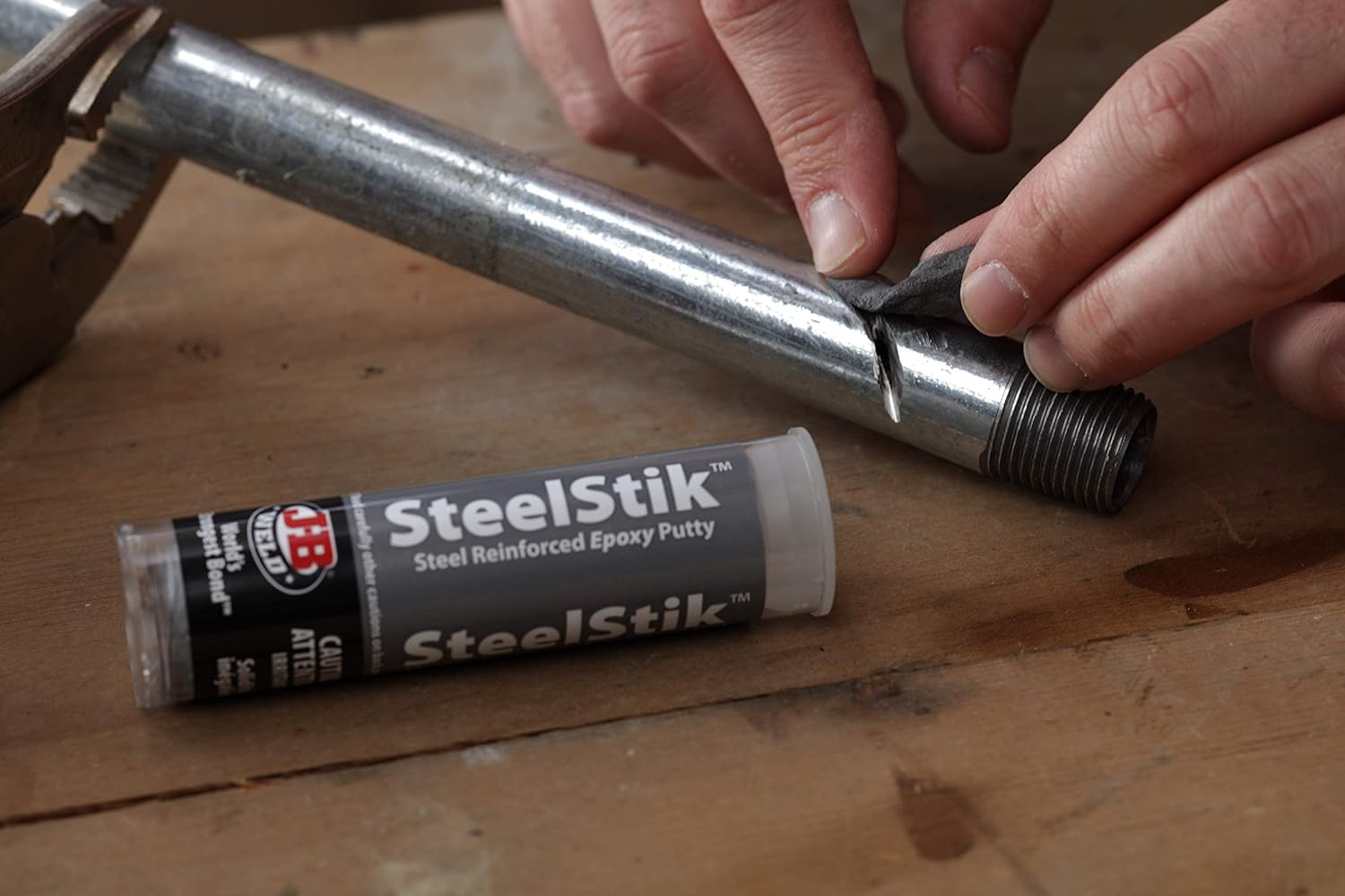 J-B WELD J-B Weld 8267 SteelStik Steel Reinforced Epoxy Putty Stick - 2 oz