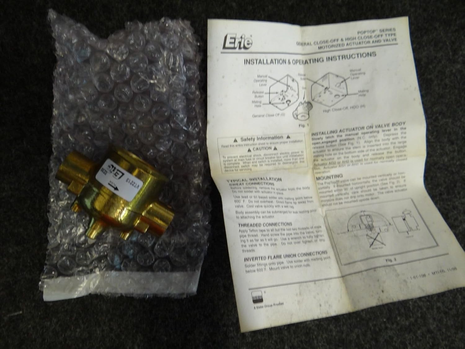 SCHNEIDER ELECTRIC Schneider Electric VT2213 2-Position Invensys Zone Valve Body Two-Way Sweat Connection