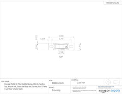 Browning VPS-212 AH Mounted Cast Iron Pillow Block Bearing