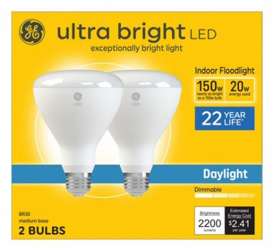 GE G E Lighting 93128858 BR30 Led Bulb 24W 5000K Dimmable