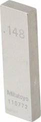 MITUTOYO Mitutoyo 611188-541 Steel Gage Block 0.148 in Grade AS-1