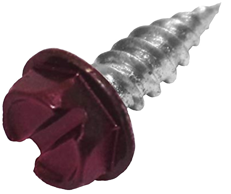 MALCO Malco HW7X1/2ZRBG Zip-In Screws Hex Washer/Slotted Head Hand Powered 100