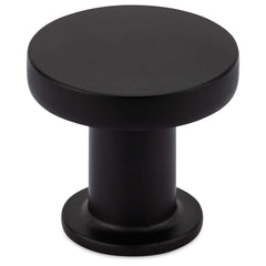 HARNEY HARDWARE Harney Hardware 36334 Cabinet Knob Contemporary Round 1 3/16 Inch Diameter Individually Packaged