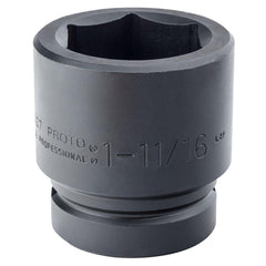 PROTO Proto J10027 Impact Socket 1 in Drive 1-11/16 in 6-point