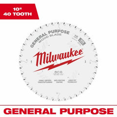 MILWAUKEE Milwaukee 48-40-1024 10 in 40T Circular Saw Blade