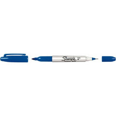 SHARPIE Sharpie 32003 Permanent Marker Blue Twin Tip Fine Ultra Fine