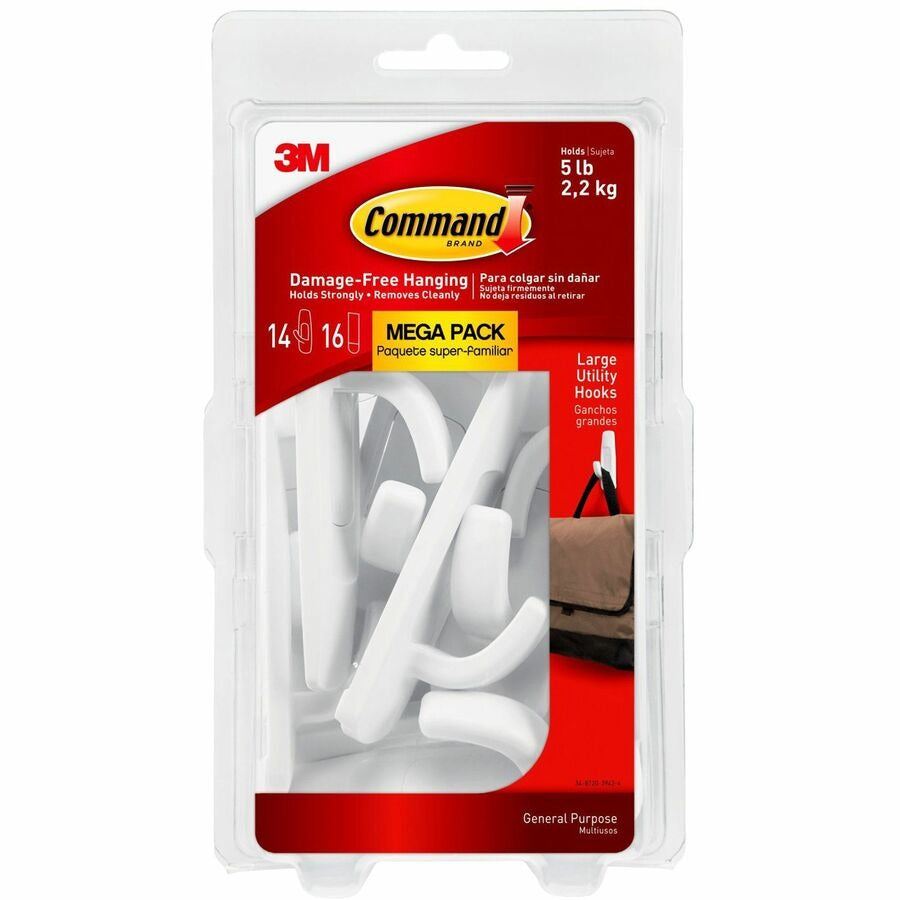 3M 3M 17003MPES Command Large Utility Hook Mega Pack (20 Pack)