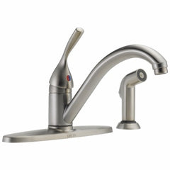 DELTA FAUCET Delta Faucet Co 400-SS-DST Kitchen Faucet 1.8 Gpm Stainless