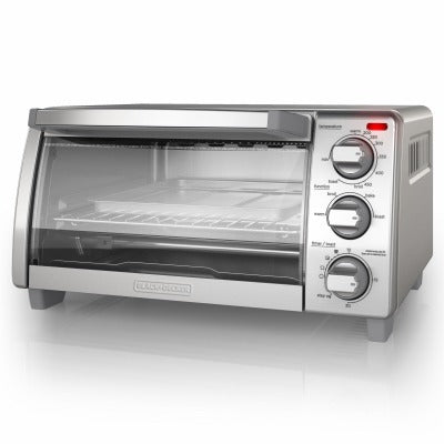 BLACK+DECKER Black Decker TO1705SB 4-slice Countertop Toaster Oven