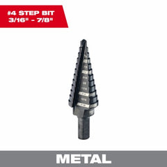 MILWAUKEE Milwaukee 48-89-9204 Step Drill Bit 3/16-7/8 in 12 Steps