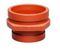 VICTAULIC Victaulic FC43050P00 Style 50 Grooved Painted Concentric Reducer 3 x 2 in