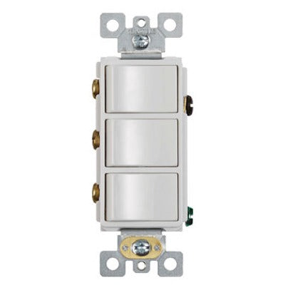 BROAN-NUTONE Broan-nutone P3RW 3-function Rocker Switch Wall Control