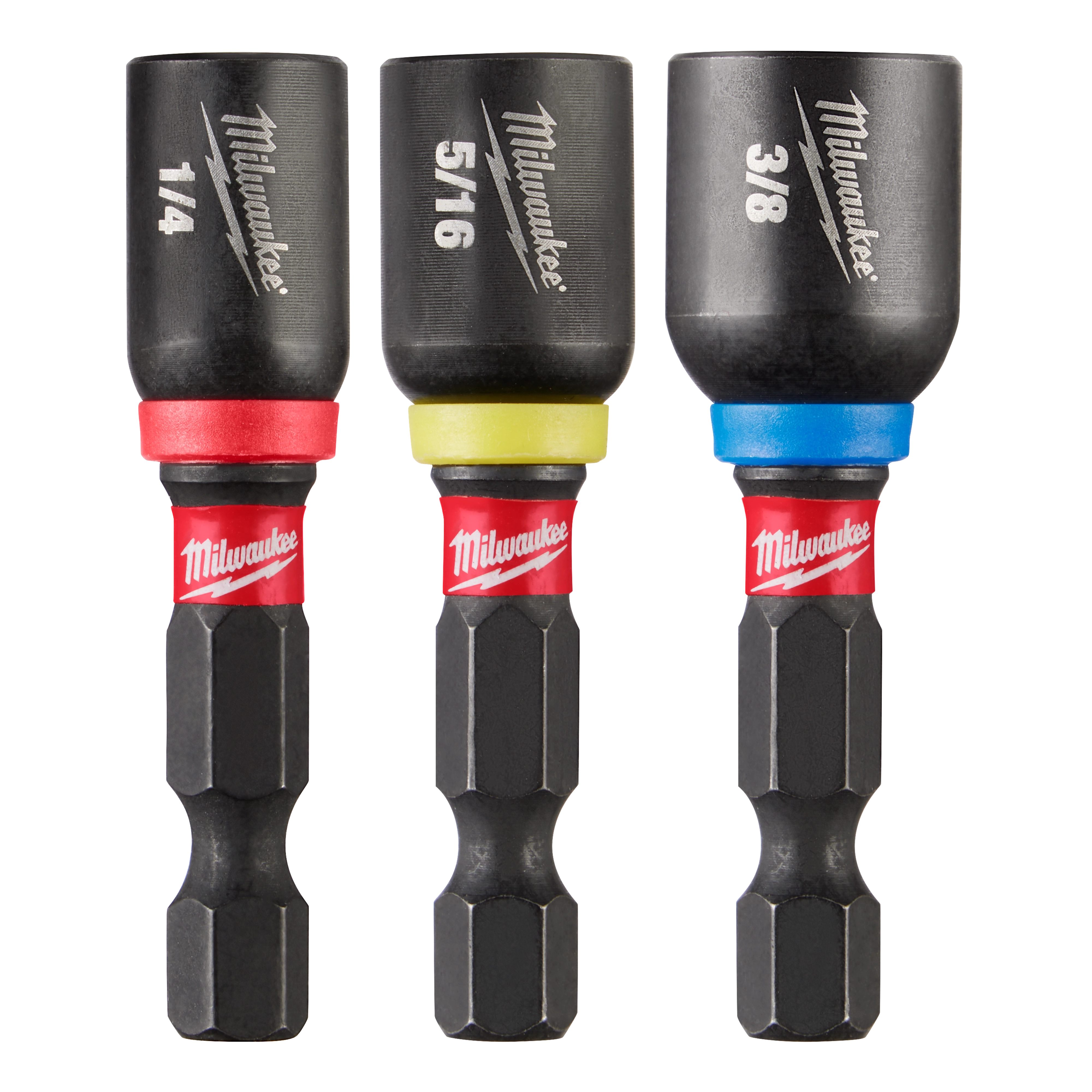 MILWAUKEE Milwaukee 49-66-4561 Magnetic Nut Driver Set 3-Piece 1/4 in 5/16 in 3/8 in 1-7/8 in