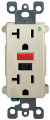 LEVITON Leviton R99-GFNT2-0RI 20A Slim Self-test Gfci Outlet Ivory