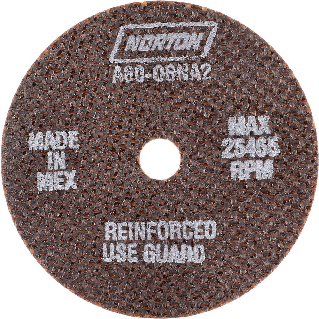 NORTON Norton 66243528552 Cutoff Wheel 3in Aluminum Oxide 60 Grit