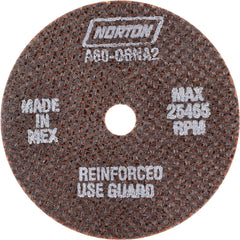 NORTON Norton 66243528552 Cutoff Wheel 3in Aluminum Oxide 60 Grit