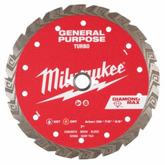 MILWAUKEE Milwaukee Electric Tool Corp 49-93-9107 Turbo Diamond Blade 7 in